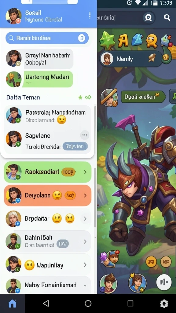 Tampilan antarmuka yang ramah pengguna.
