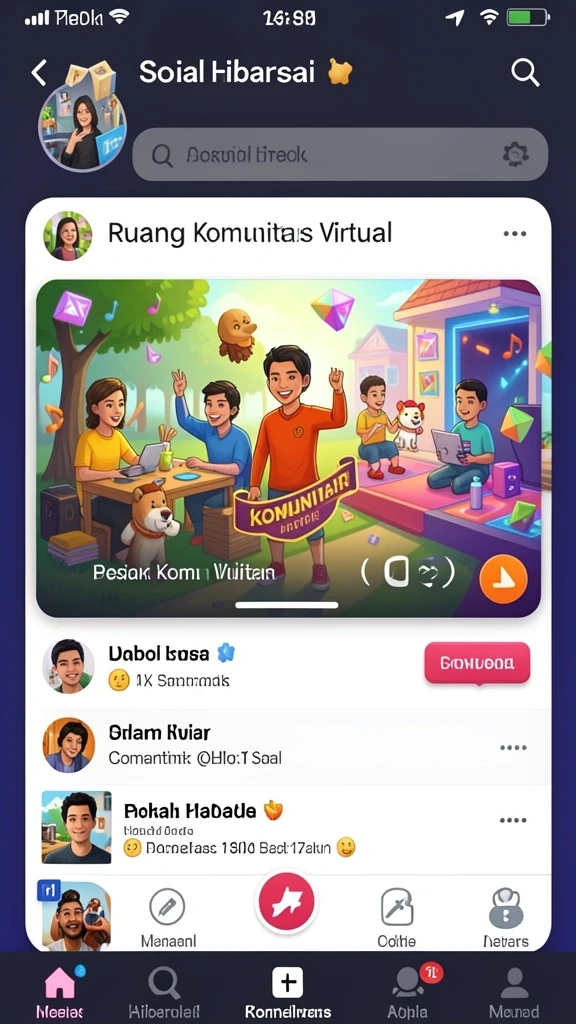 Karakter dengan kemampuan unik yang dapat dipilih.