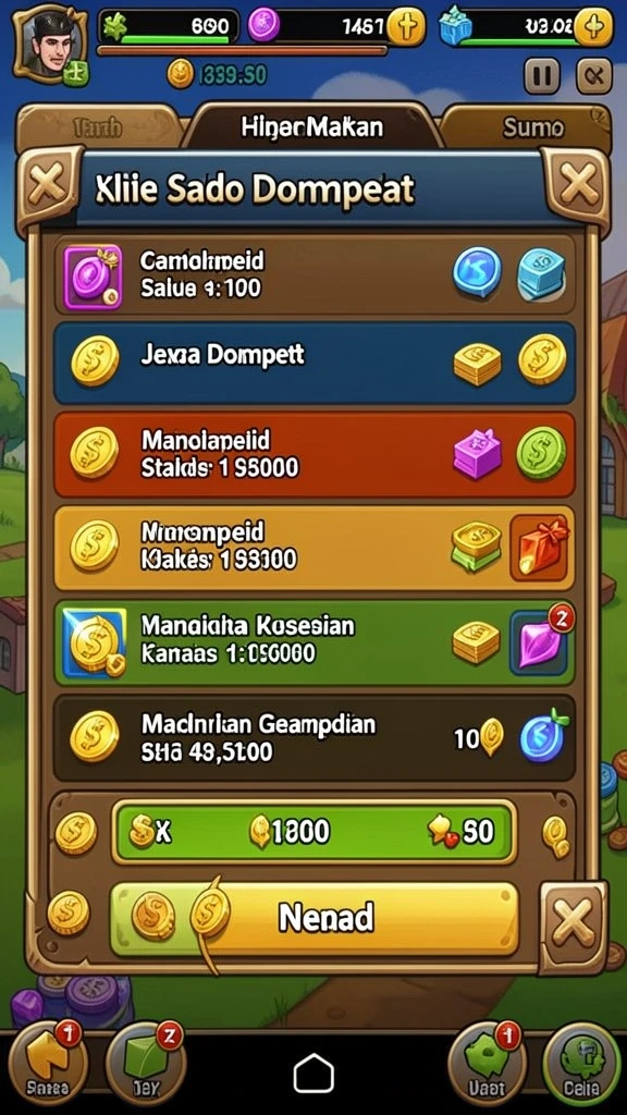 Fitur bonus harian yang menguntungkan bagi pengguna.
