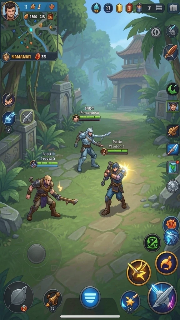 Mode multiplayer seru dengan pemain dari seluruh dunia.