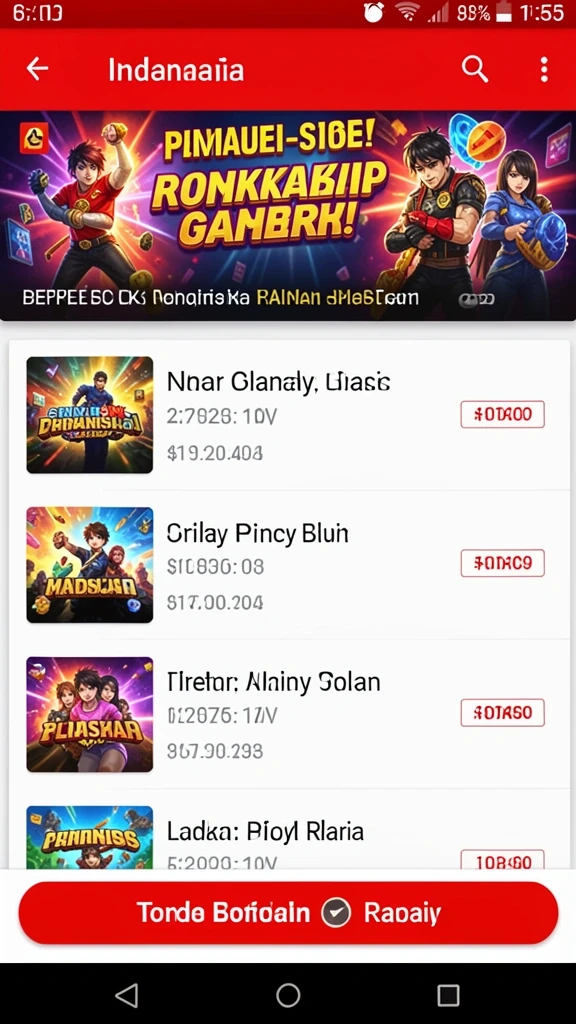 Fitur kosmik yang membuat permainan lebih seru.