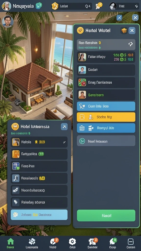 Screenshot level menengah dengan berbagai rintangan.
