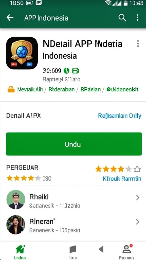 Tampilan antarmuka pengguna yang menarik dan intuitif.