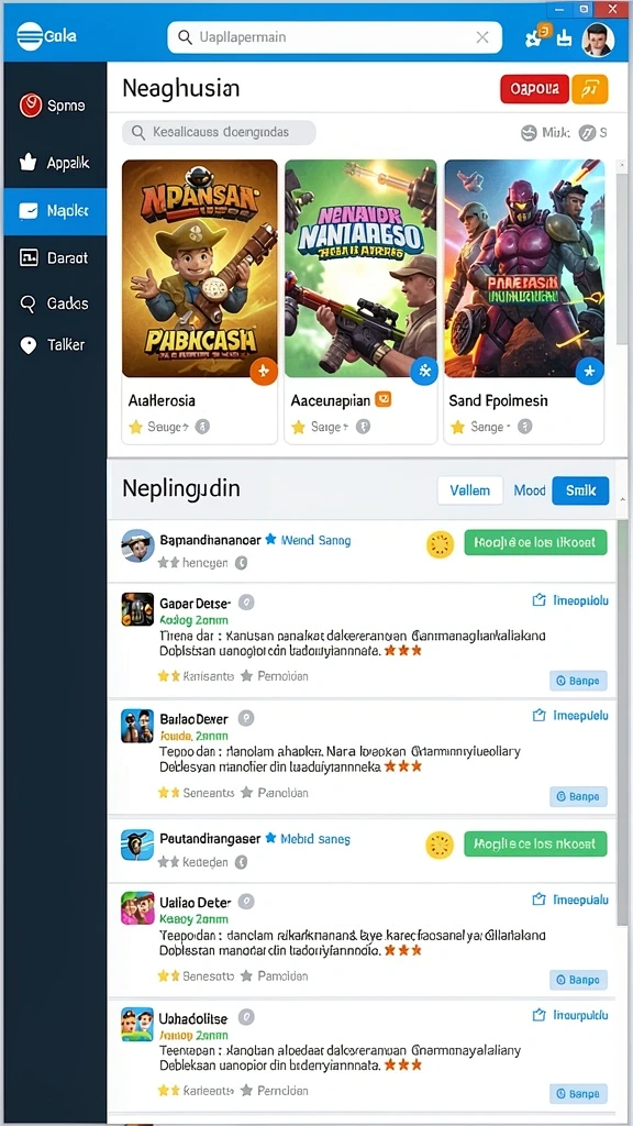 Fitur permainan yang seru dan menantang.