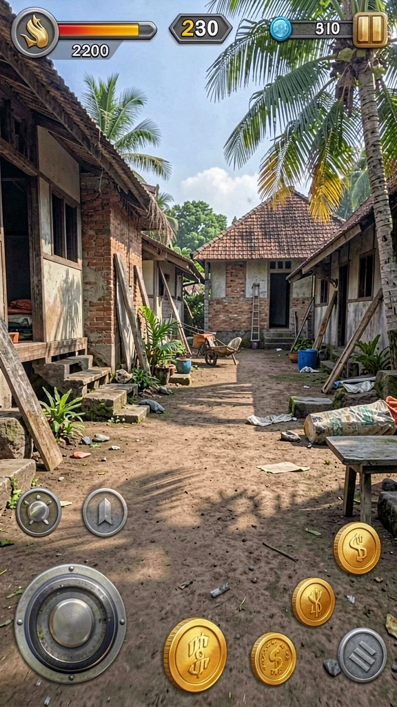 Tampilan karakter yang menarik dan penuh warna.
