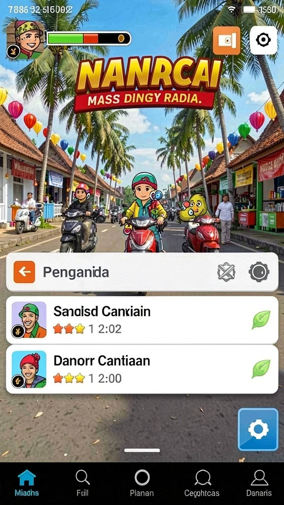 Tampilan antarmuka yang user-friendly dan menarik.