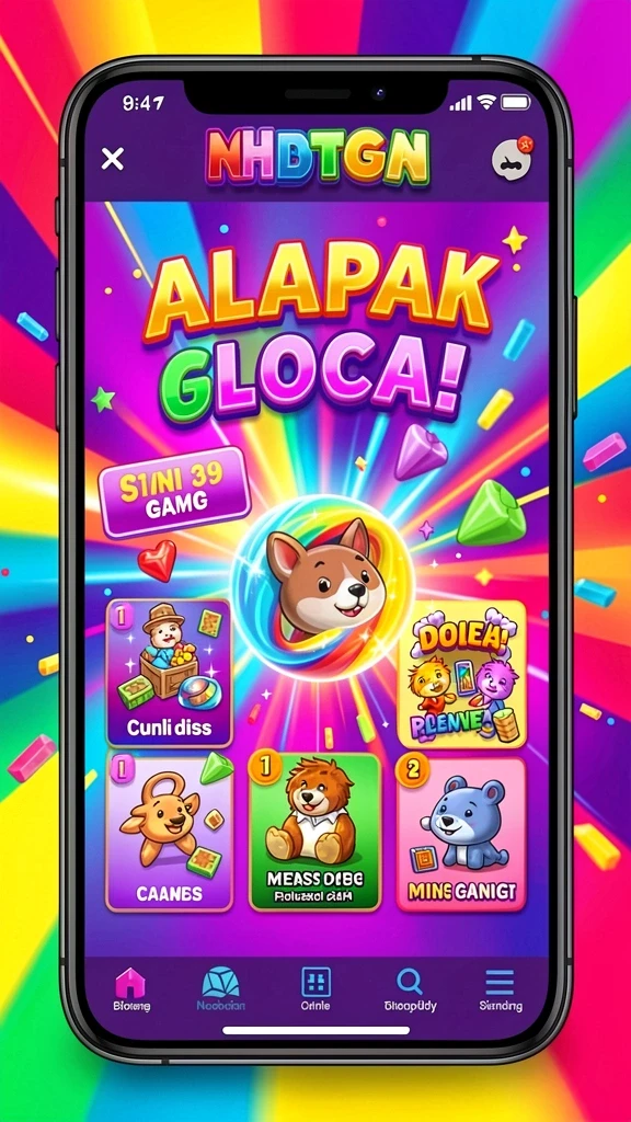 Tampilan antarmuka aplikasi yang menarik dan modern.