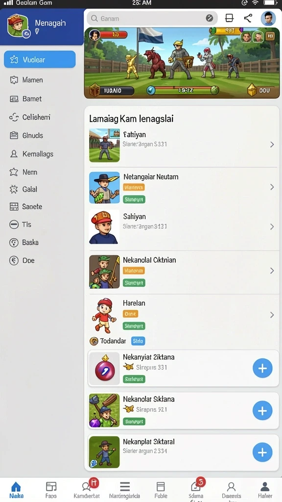 Fitur live chat yang interaktif dan menyenangkan.