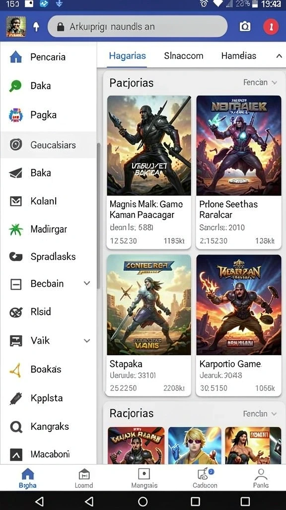 Tampilan antarmuka yang menarik dan mudah digunakan.