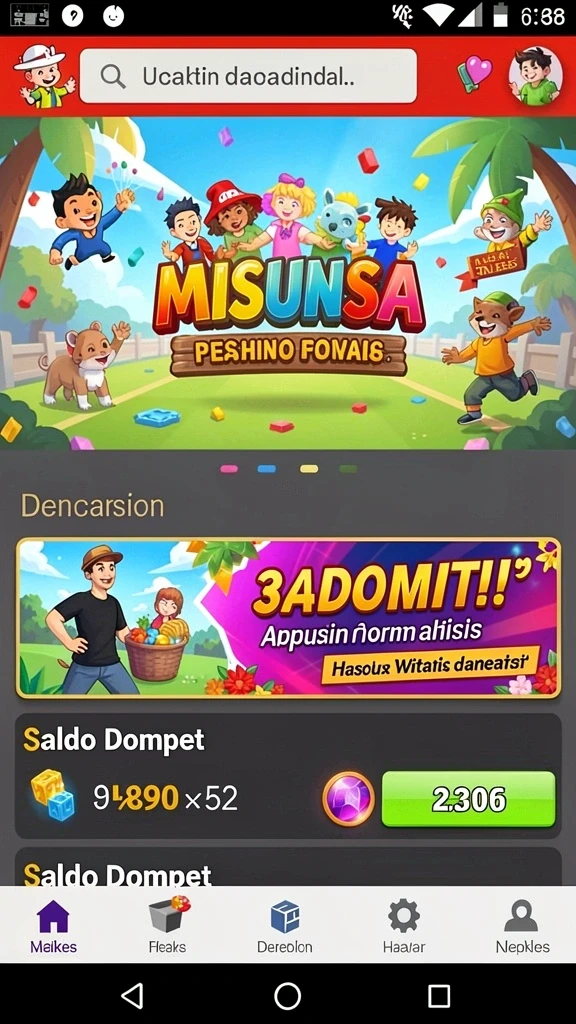 Variasi slot dengan tema yang menarik.