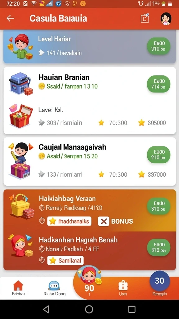 Menampilkan antarmuka pengguna yang intuitif.