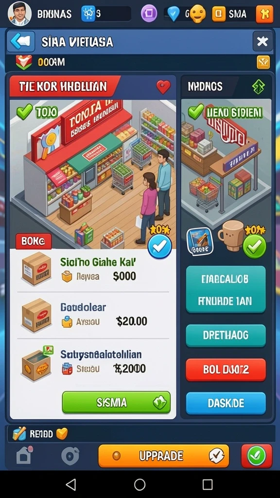 Tampilan antarmuka pengguna yang menarik dan intuitif.