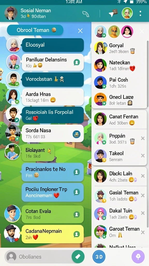 Grafik dan suara yang memukau dari aplikasi.
