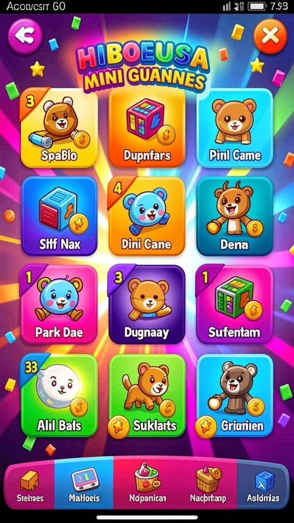 Tampilan permainan yang menarik dan modern.