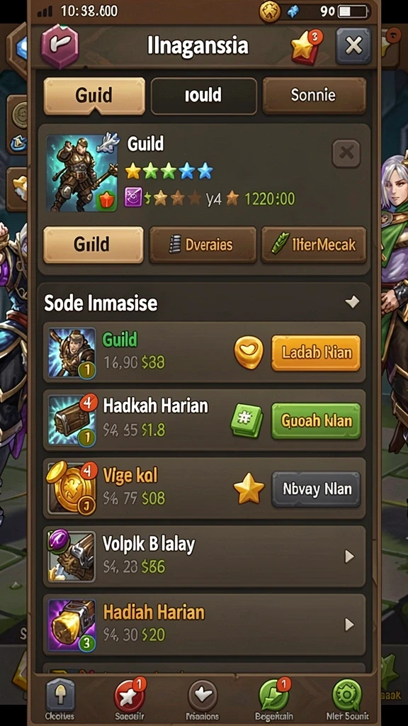 Karakter unik dengan kemampuan berbeda.