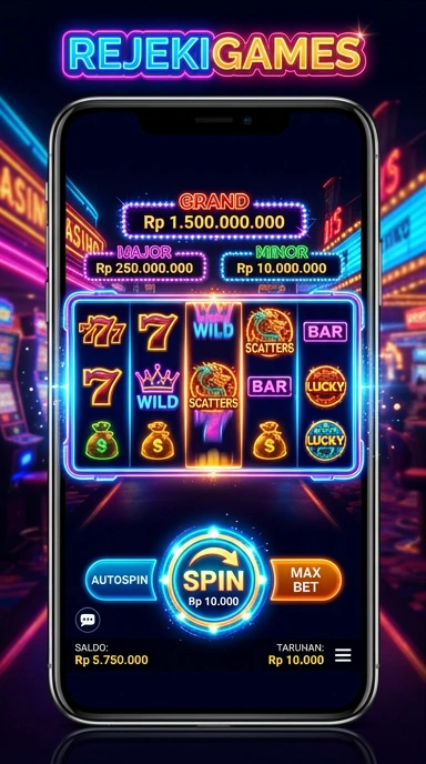 rejekigames — layar beranda